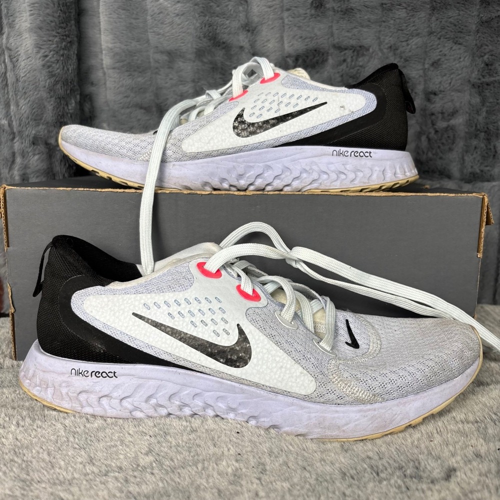 Nike Legend React Womens Running Shoes Wolf Grey Black AA1626-008 Size 10